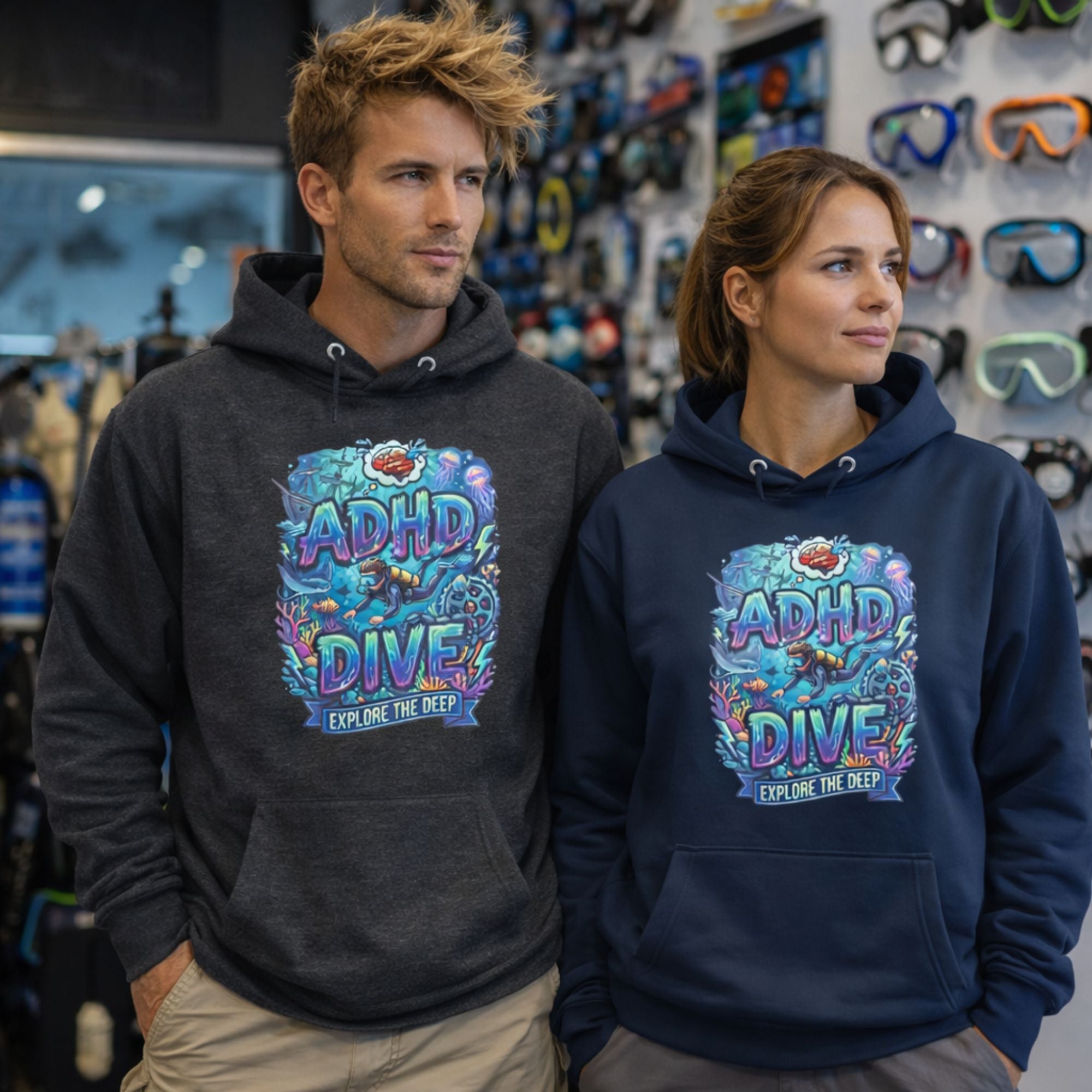 ADHD DIVE Unisex Hoodie