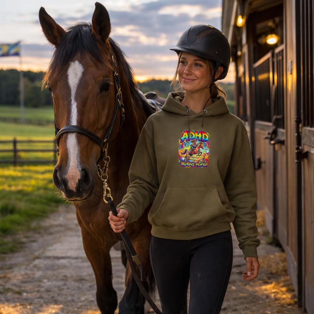 ADHD Riding Horse Hoodie