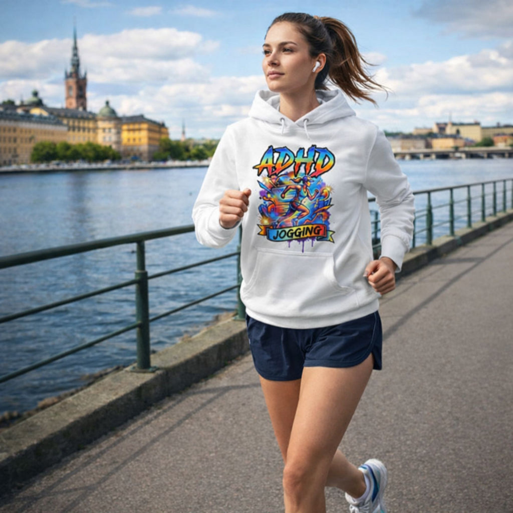 ADHD Jogging Girl Hoodie