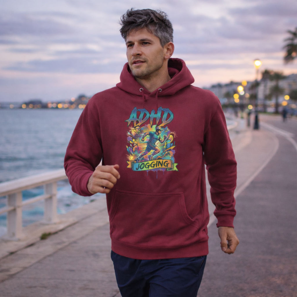 ADHD Jogging Man  Hoodie