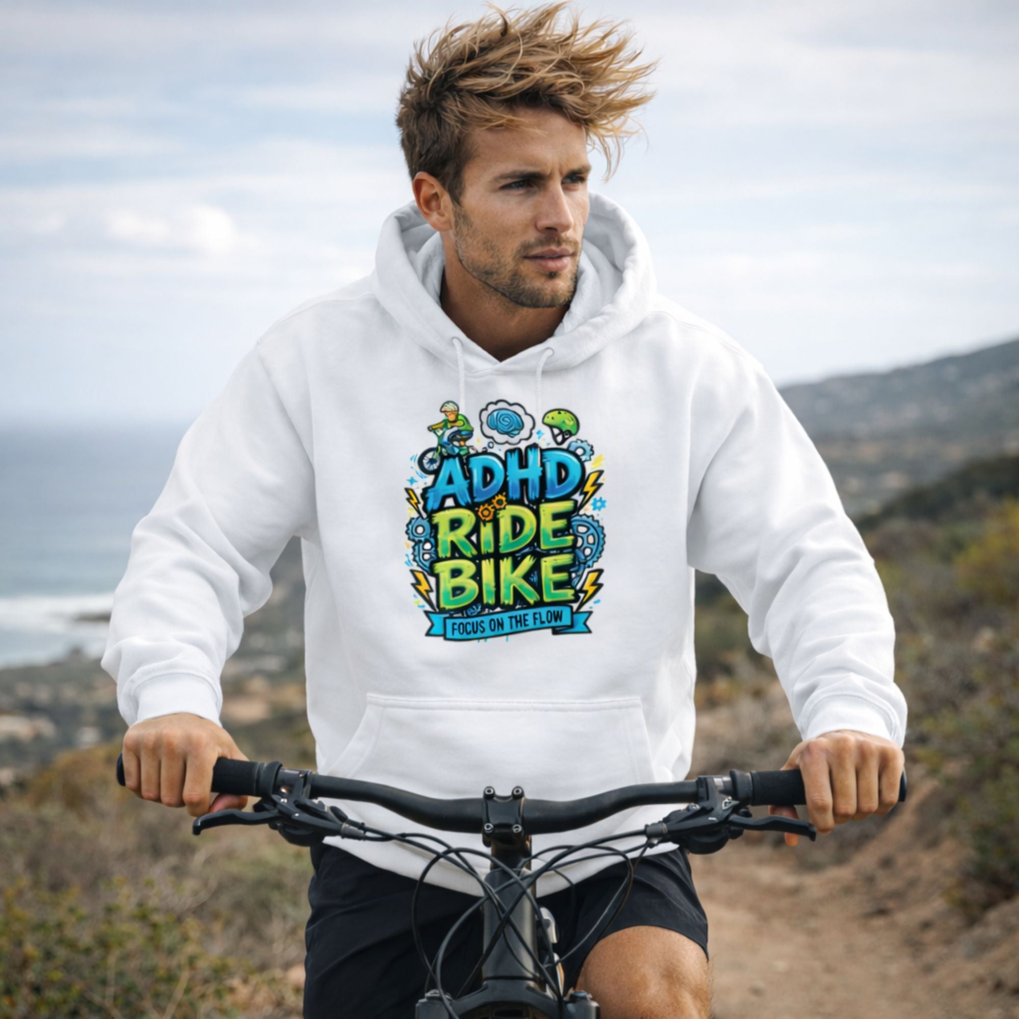 ADHD Ride Bike Unisex Hoodie