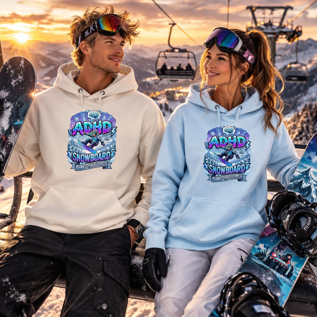 ADHD Snowboard II Unisex Hoodie