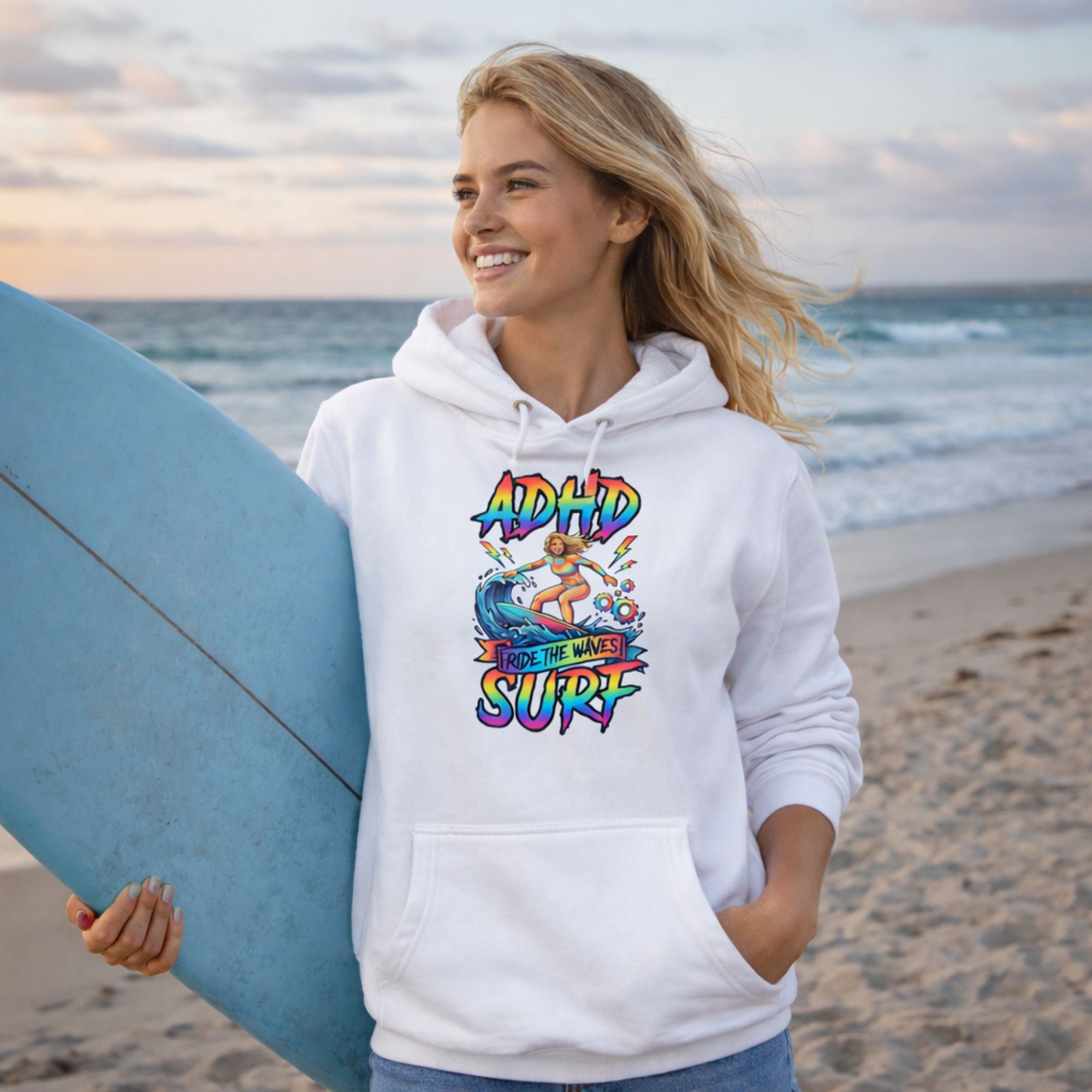 ADHD SURF GIRL Hoodie